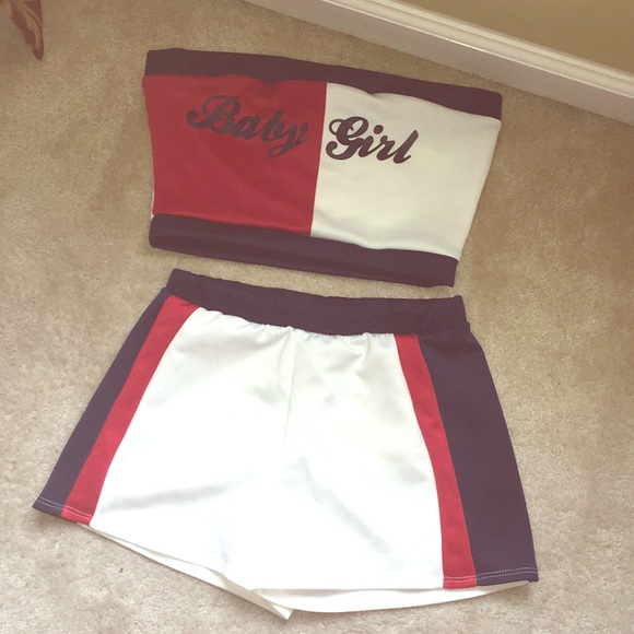 Fashion Nova Tops - Not Your Baby Girl Short Set— Still New